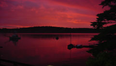 Sunset View of Cottage